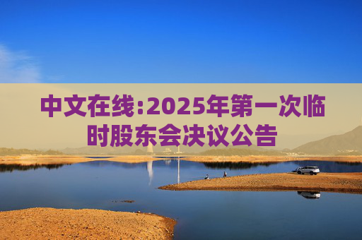 中文在线:2025年第一次临时股东会决议公告