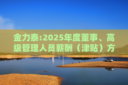 金力泰:2025年度董事、高级管理人员薪酬（津贴）方案