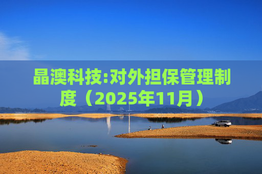 晶澳科技:对外担保管理制度（2025年11月）