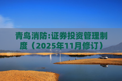 青鸟消防:证券投资管理制度（2025年11月修订）