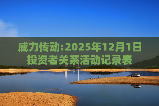 威力传动:2025年12月1日投资者关系活动记录表