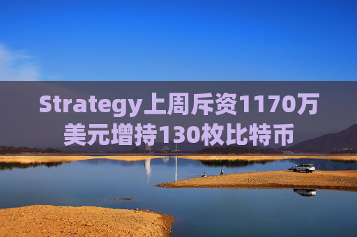 Strategy上周斥资1170万美元增持130枚比特币