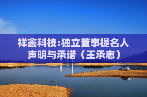 祥鑫科技:独立董事提名人声明与承诺（王承志）