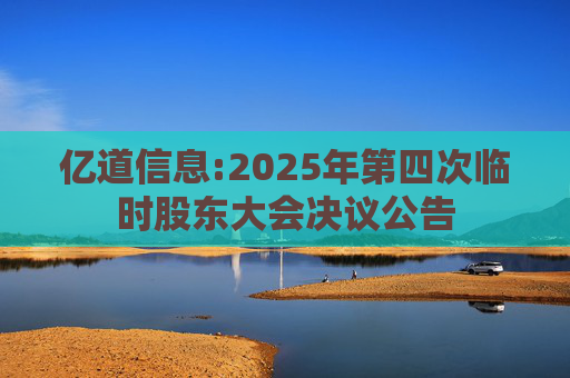 亿道信息:2025年第四次临时股东大会决议公告