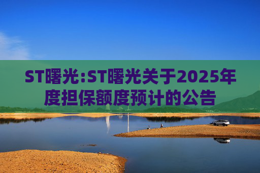 ST曙光:ST曙光关于2025年度担保额度预计的公告  第1张