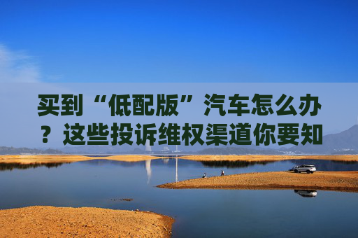 买到“低配版”汽车怎么办？这些投诉维权渠道你要知道