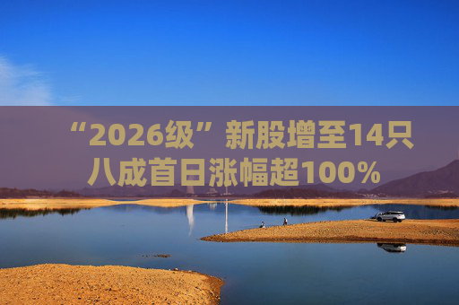 “2026级”新股增至14只 八成首日涨幅超100%