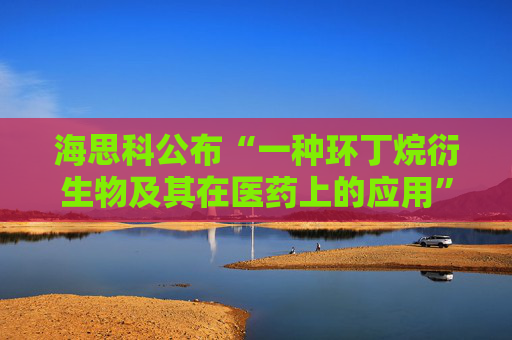 海思科公布“一种环丁烷衍生物及其在医药上的应用”专利