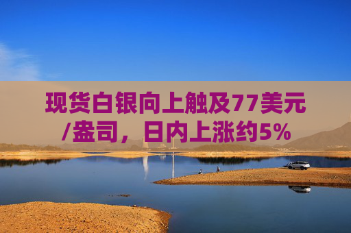 现货白银向上触及77美元/盎司，日内上涨约5%