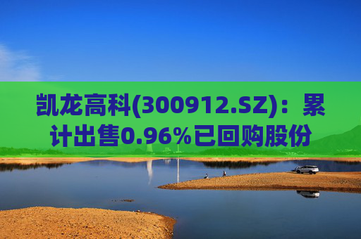 凯龙高科(300912.SZ)：累计出售0.96%已回购股份