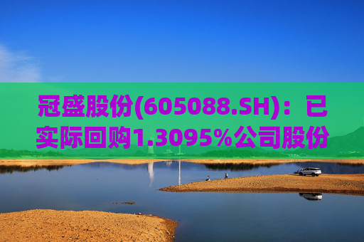 冠盛股份(605088.SH)：已实际回购1.3095%公司股份