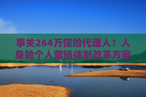 事关264万保险代理人！人身险个人营销体制改革方案落地 拟推动建立有中国特色的保险销售人员荣誉评价体系