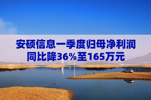 安硕信息一季度归母净利润同比降36%至165万元