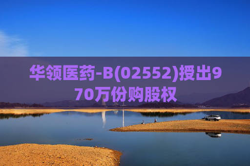 华领医药-B(02552)授出970万份购股权  第1张