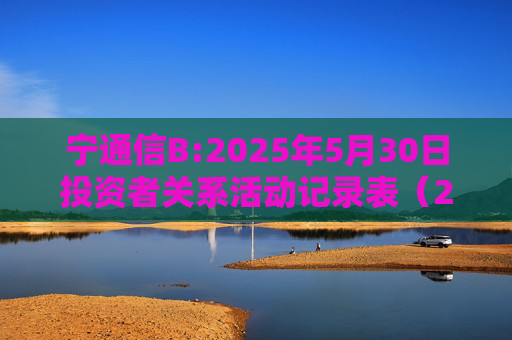 宁通信B:2025年5月30日投资者关系活动记录表（2024年度网上业绩说明会）
