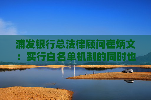 浦发银行总法律顾问崔炳文：实行白名单机制的同时也要建立黑名单机制，进一步提升信贷资产质量  第1张