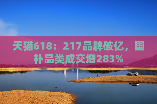 天猫618：217品牌破亿，国补品类成交增283%