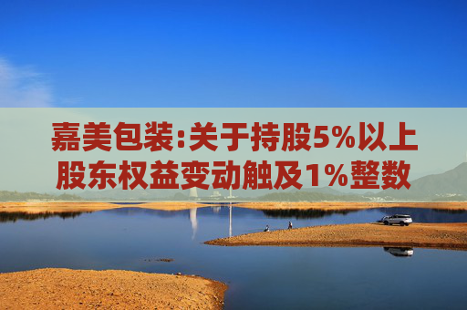 嘉美包装:关于持股5%以上股东权益变动触及1%整数倍暨提前终止减持计划的公告