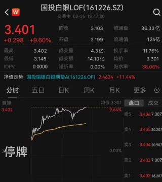 突发！黄金直线拉升，突破5200美元；白银站上90美元，国投白银LOF大涨超9%