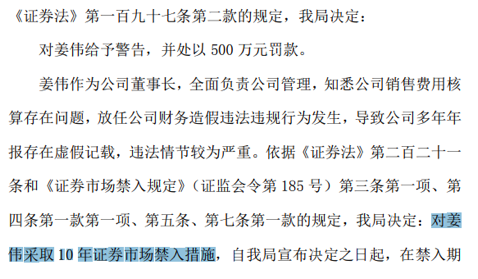 两份罚单，两人辞职：ST得润、ST百灵双双收行政处罚决定书  第6张